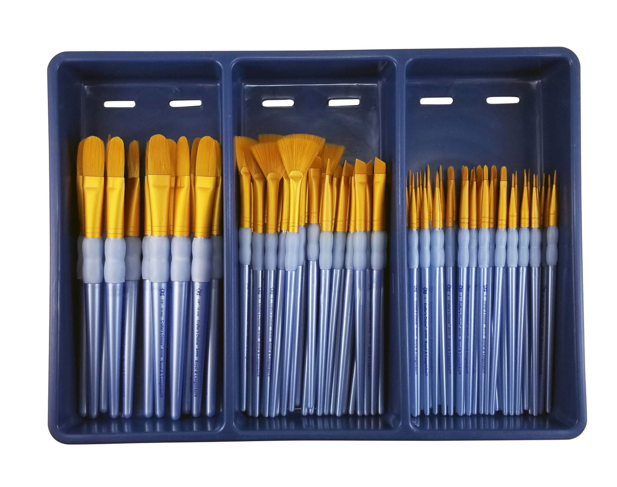 BRUSH SCHOLASTIC CHOICE GOLD TAKLON SPECIALTY SET OF 72