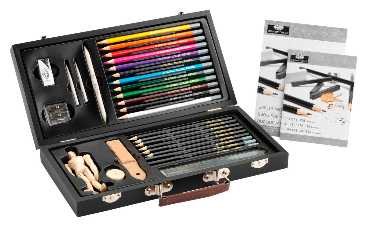 BEGINNER SKETCHING AND DRAWING BOX SET OF 32