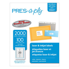 LABEL PRES-A-PLY 1 X 4 IN PK OF 2000 AVE30601