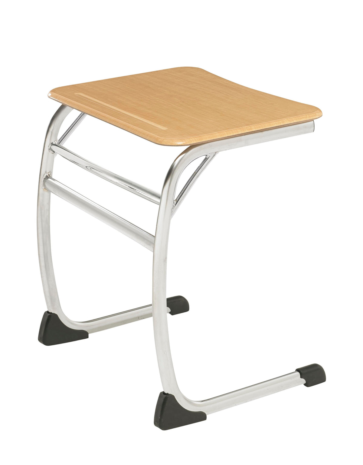 DESK - CLASSROOM SELECT - NEOCLASS ELLIPTICAL CANTILEVER - 26 W X 20 D - HARD PLASTIC - SPECIFY TOP COLOR - NONE - CHROME
