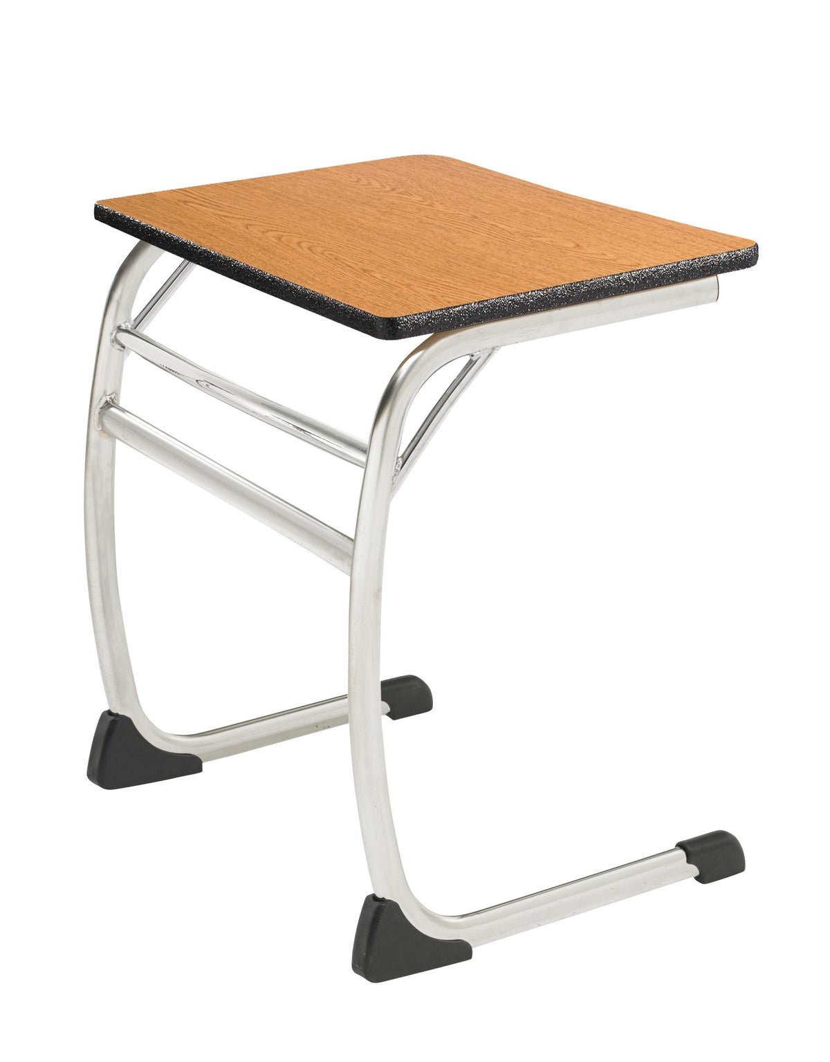 DESK - CLASSROOM SELECT - NEOCLASS ELLIPTICAL CANTILEVER - 26 W X 20 D - LAMINATE - SPECIFY TOP COLOR - LOCKEDGE - SPECIFY EDGE COLOR - CHROME