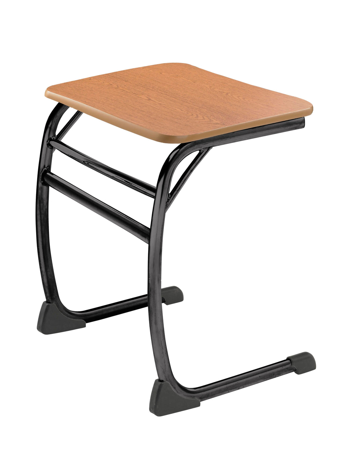 DESK - CLASSROOM SELECT - NEOCLASS ELLIPTICAL CANTILEVER - 26 W X 20 D - LAMINATE - SPECIFY TOP COLOR - T-MOLD - SPECIFY EDGE COLOR - POWDERCOAT - SPECIFY FRAME COLOR