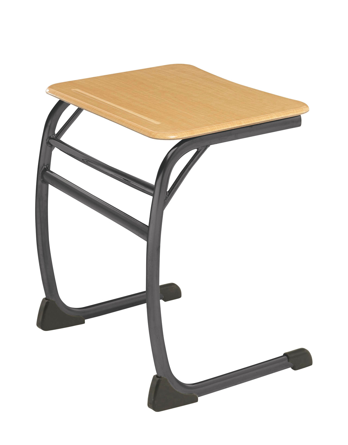 DESK - CLASSROOM SELECT - NEOCLASS ELLIPTICAL CANTILEVER - 26 W X 20 D - HARD PLASTIC - SPECIFY TOP COLOR - NONE - POWDERCOAT - SPECIFY FRAME COLOR