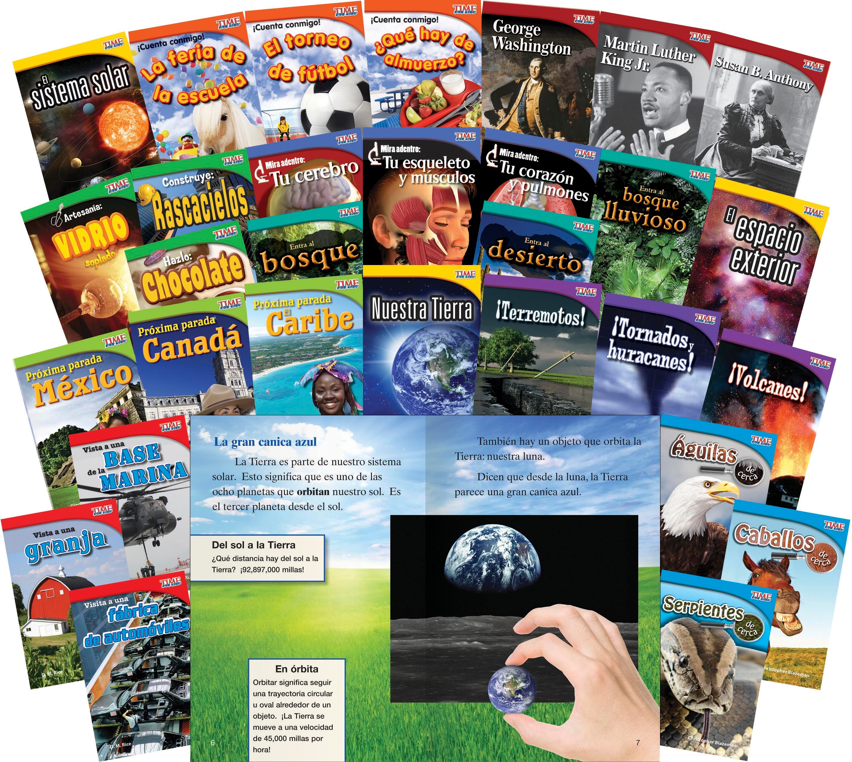 BOOKS TIME FOR KIDS INFORMATIONAL TEXT GR 2 SPNSH SET OF 30