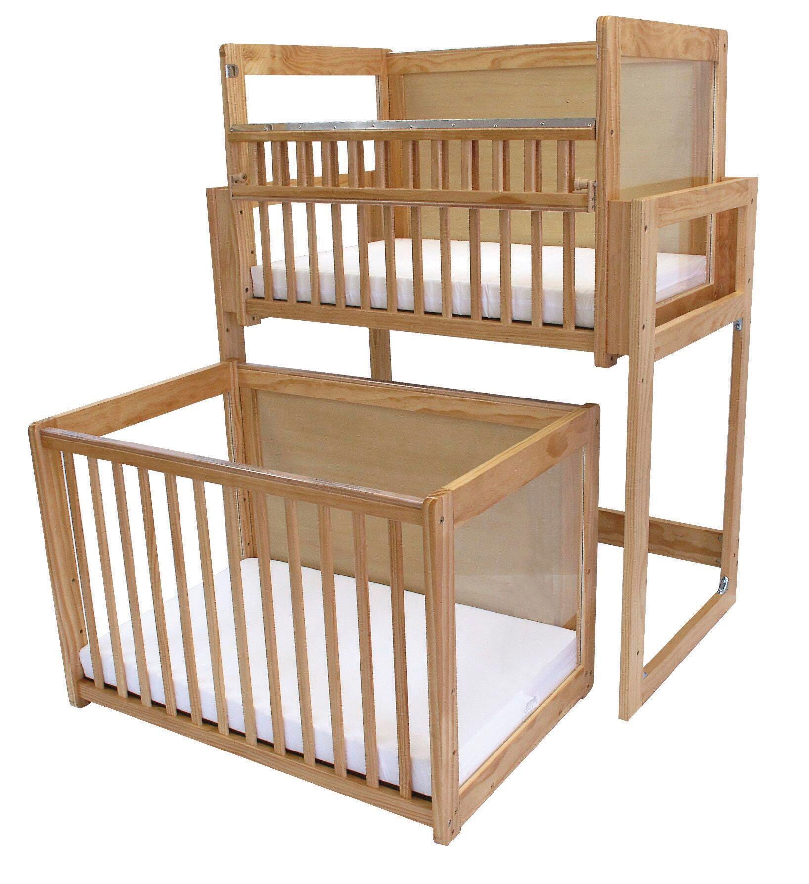 CRIB MODULAR WITH WINDOW 45-3/8WX27-3/8DX53-1/2H