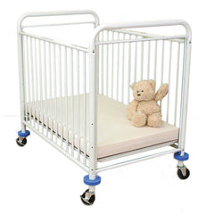 CRIB CONDO METAL EVACUATION WITH WINDOW - 39 L X 27-1/2 W X 38-1/4 H INCHES - WHITE