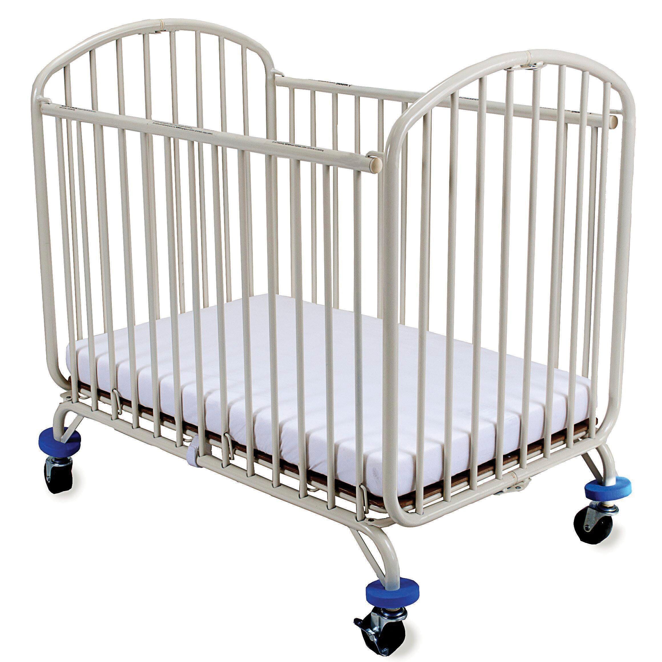 CRIB FOLDING ARCHED COMPACT 39-1/4WX24-1/4DX37-1/2H