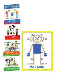 BOOK MAT MAN SET OF 4