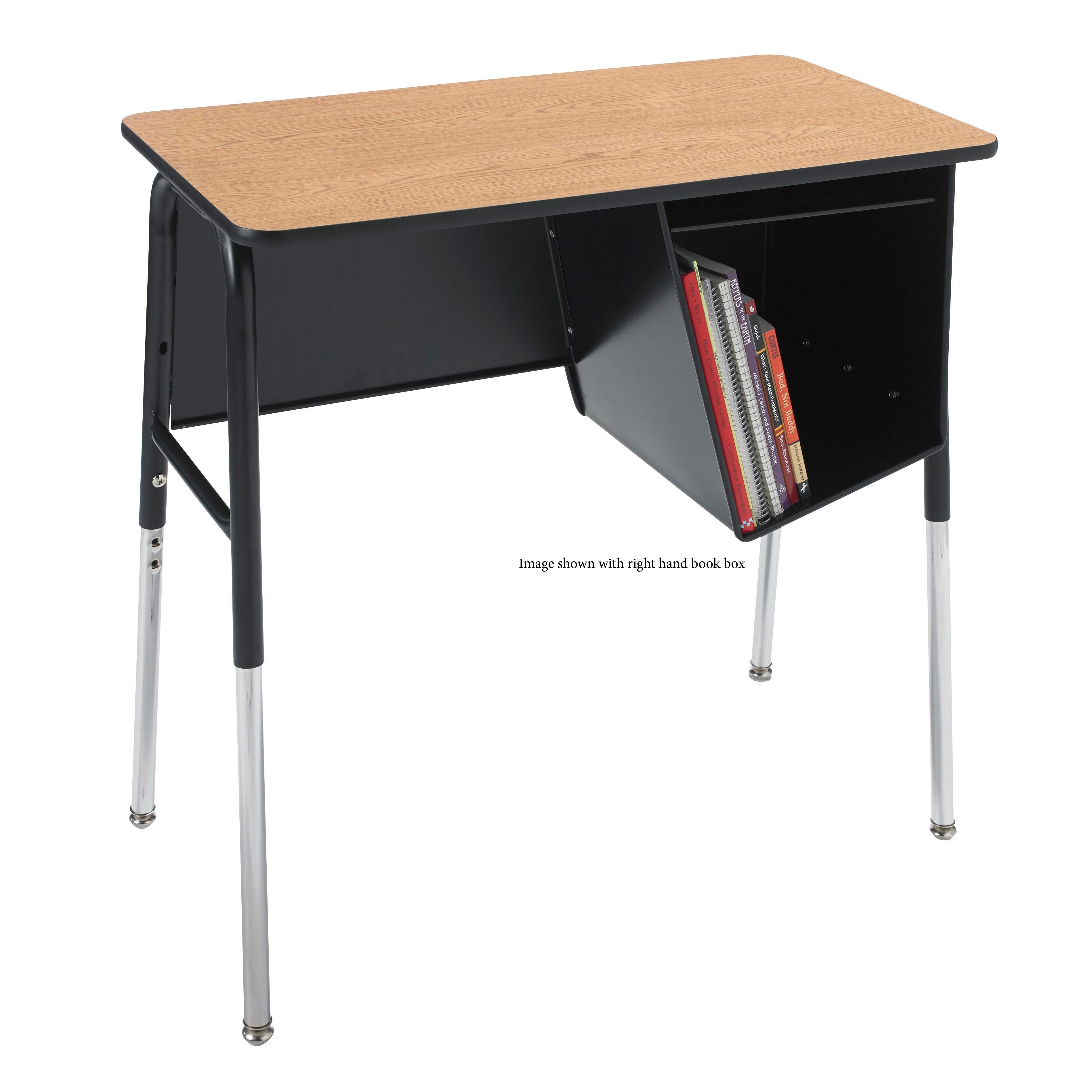 DESK - CLASSROOM SELECT - ROYAL SEATING 1800A JUNIOR EXECUTIVE DESK - LAMINATE - LEFT - SPECIFY TOP COLOR - T-MOLD - SPECIFY EDGE COLOR