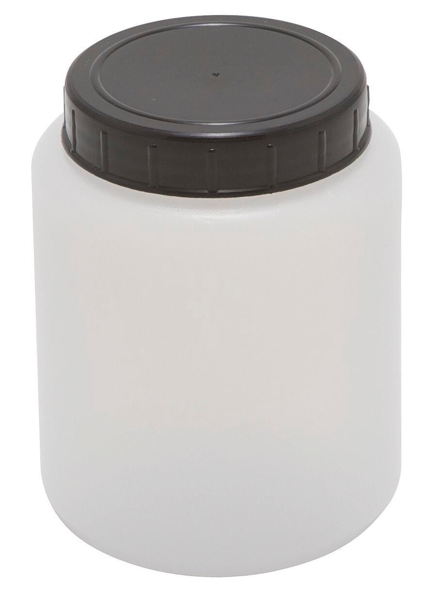 JAR HDPE SCREW CAP 120ML PK/10