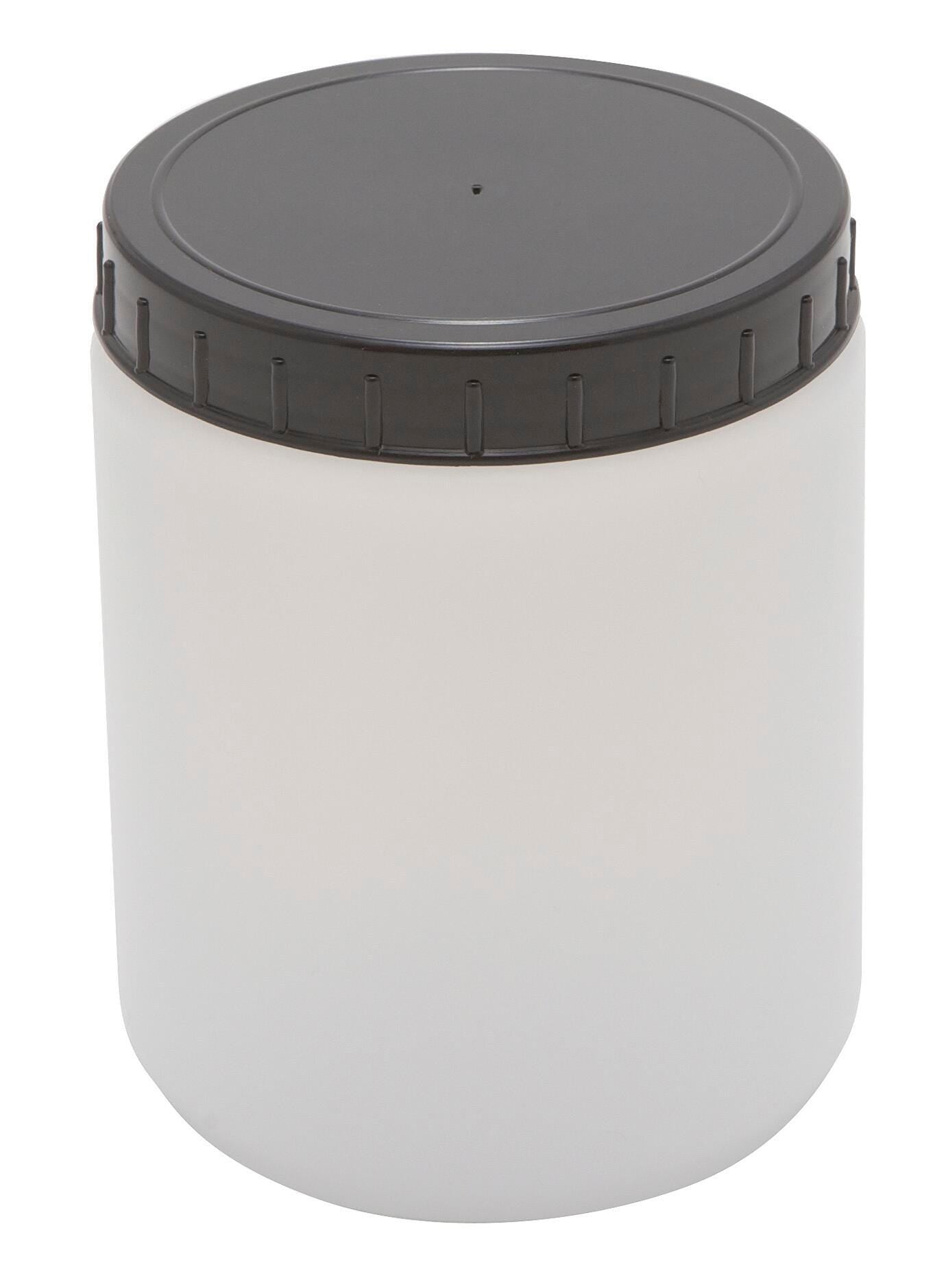 JAR HDPE SCREW CAP 250ML PK/10