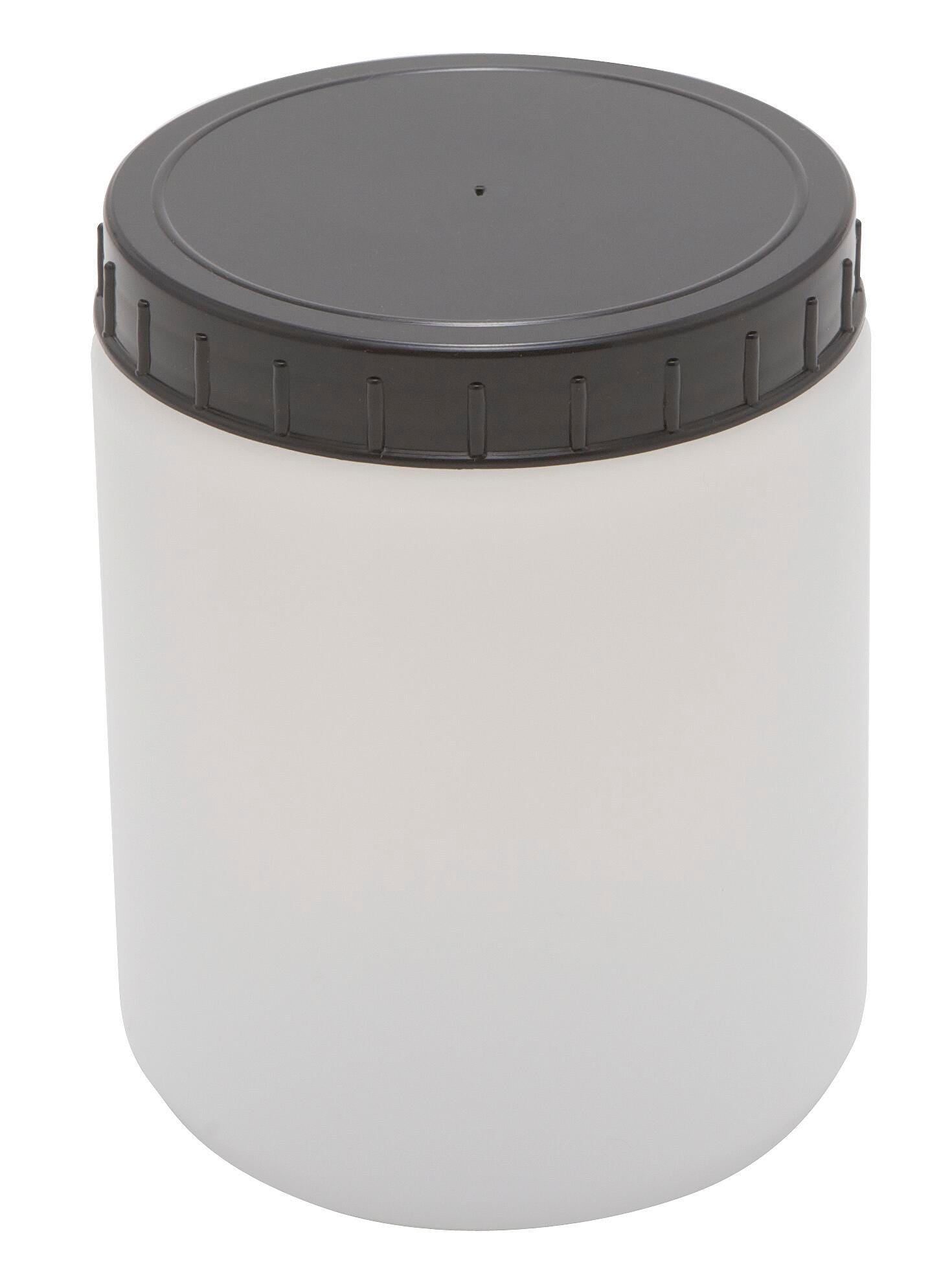 JAR HDPE SCREW CAP 500ML PK/10