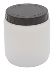 JAR HDPE SCREW CAP 1000ML PK/10