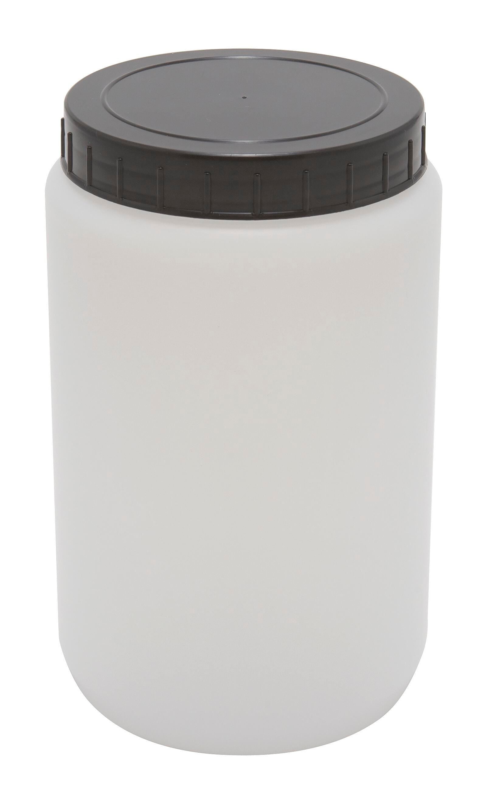 JAR HDPE SCREW CAP 1500ML PK/10