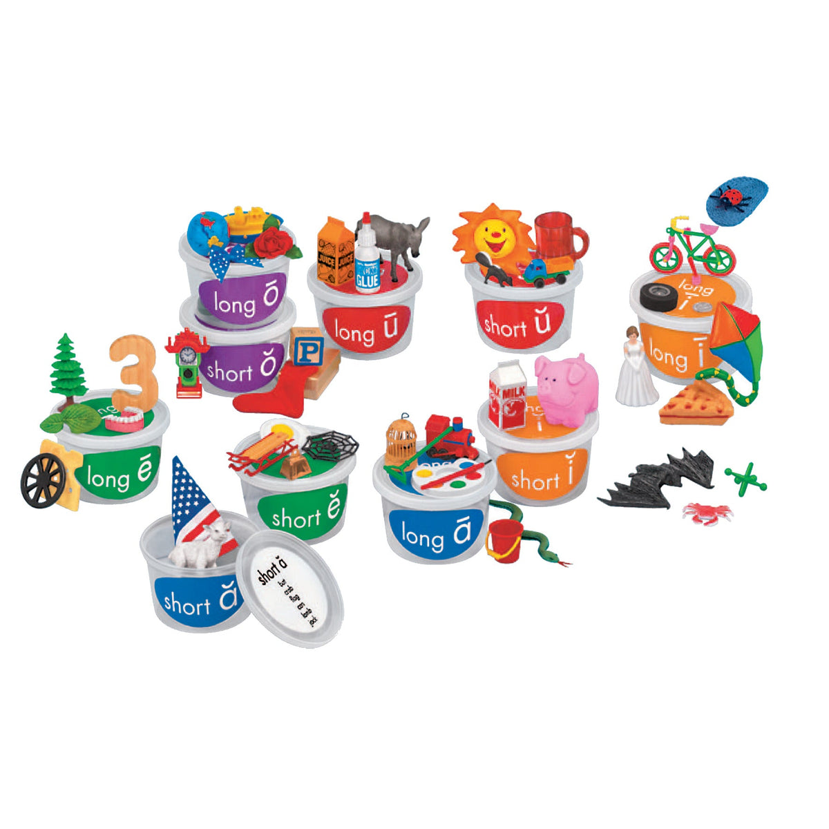 Vowel Teaching Tubs Set