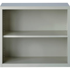 BOOKCASE 34-1/2W X 13D X 30H LIGHT GRAY POWDER COAT