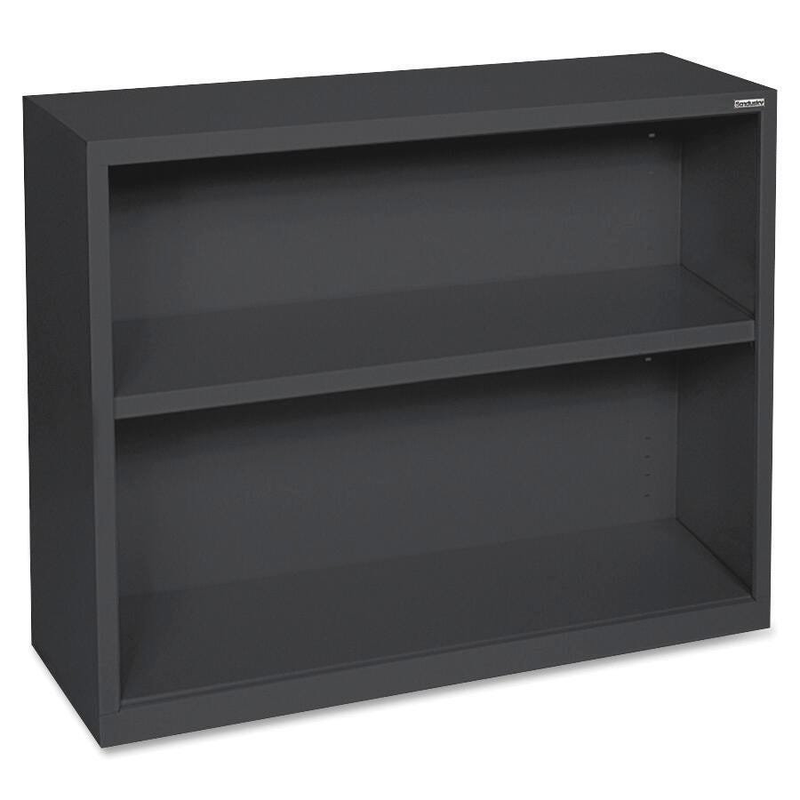 BOOKCASE 34-1/2W X 13D X 30H BLACK POWDER COAT