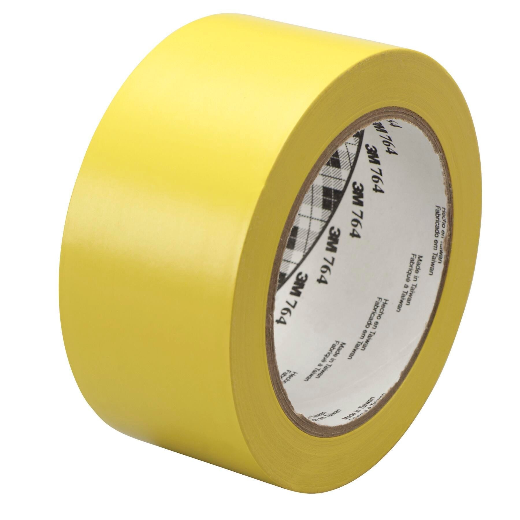 TAPE - 3M VINYL FLOOR MARKING - 1 INCH X 36 YARD- YELLOW- ROLL