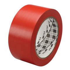 TAPE - 3M VINYL FLOOR MARKING - 2 INCH X 36 YARD- RED- ROLL