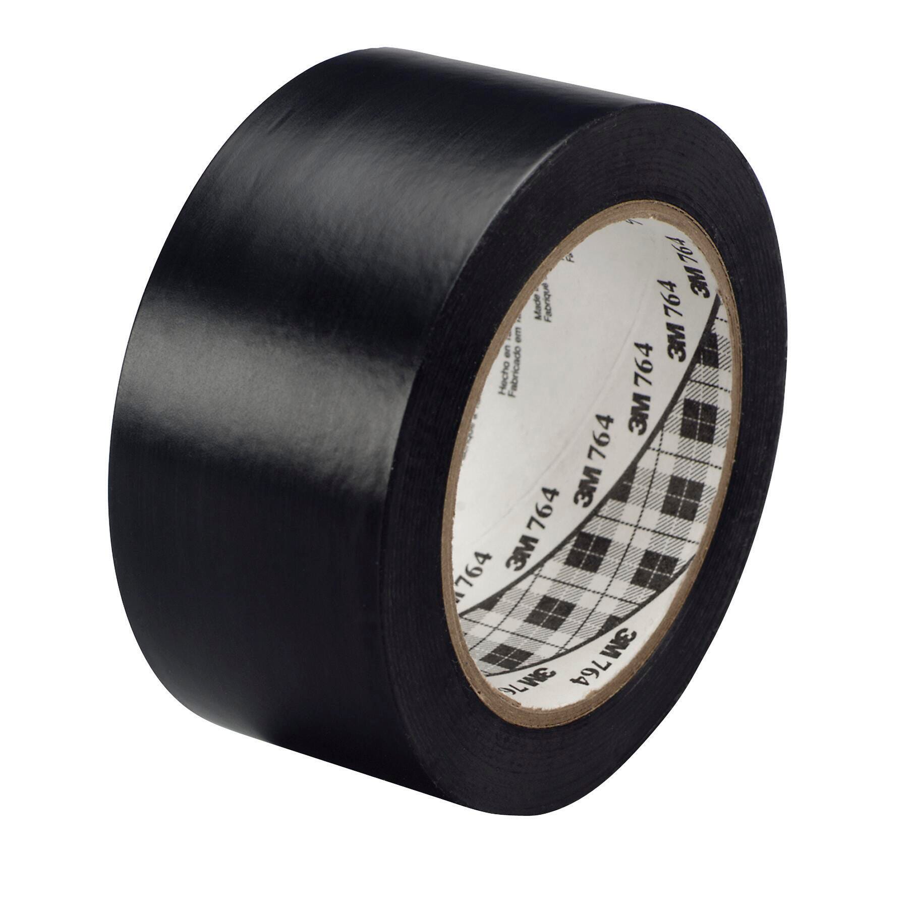 TAPE - 3M VINYL FLOOR MARKING - 1 INCH X 36 YARD- BLACK- ROLL
