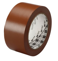 TAPE - 3M VINYL FLOOR MARKING - 2 INCH X 36 YARD- BROWN- ROLL