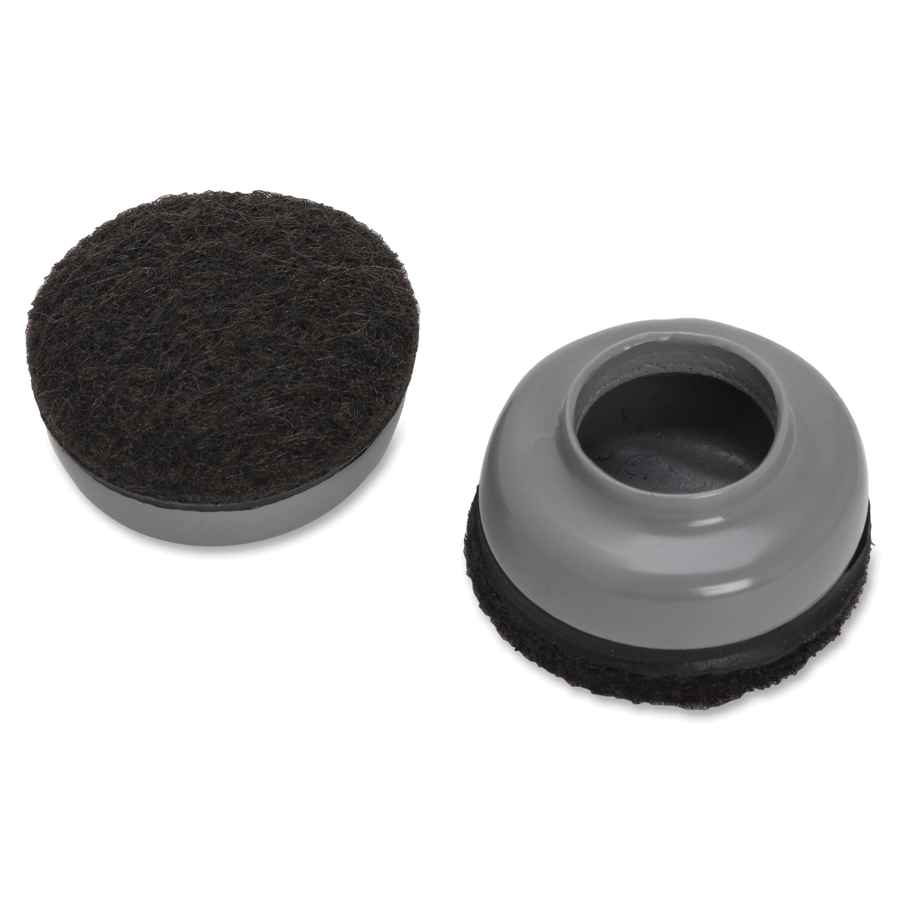 GLIDE COVER SLIP-OVER 1 1/2IN FLOORSAVER SLIP-COVER GRAY PACK OF 8