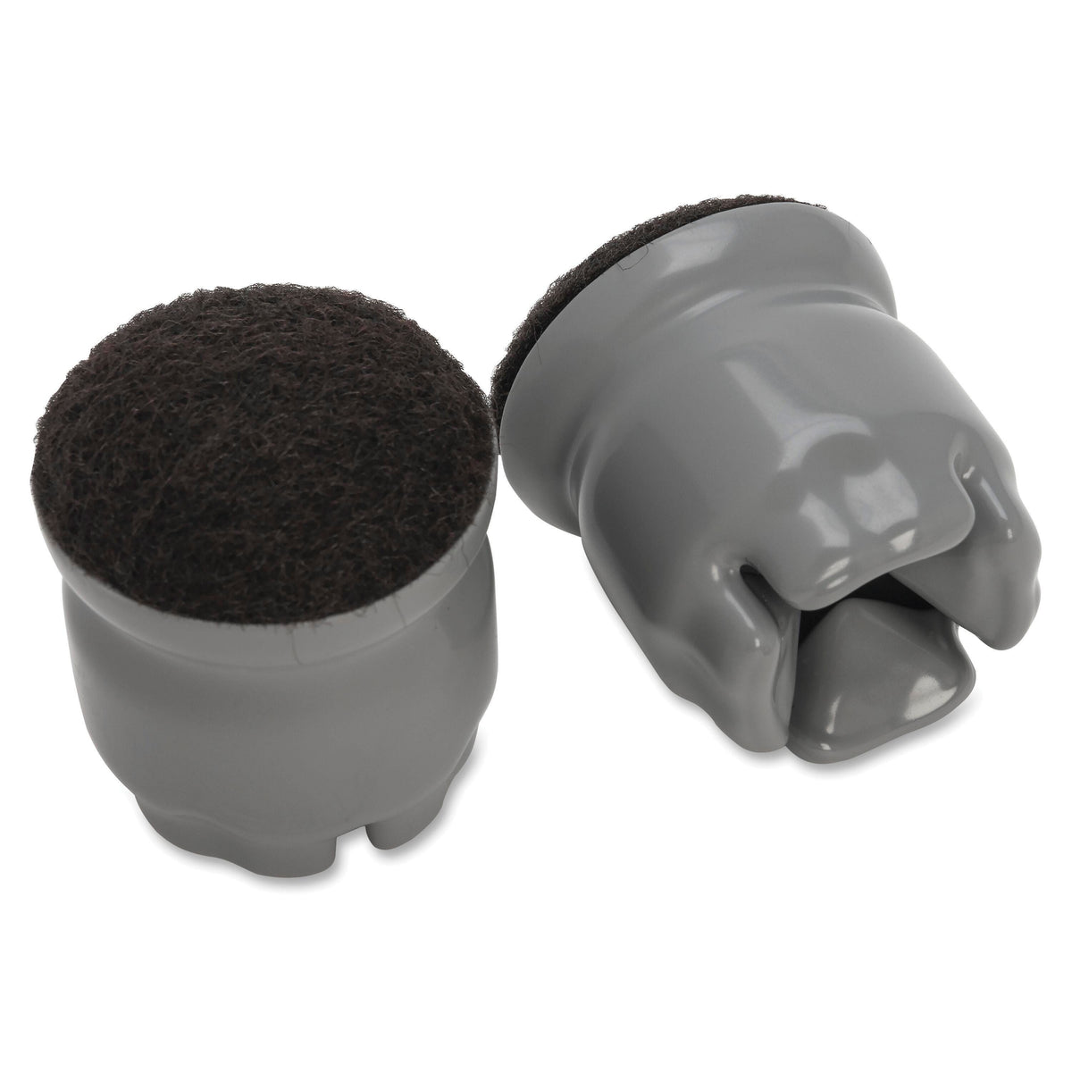 GLIDE COVER SLIP-ON 1 1/2IN FLOORSAVER SLIP-COVER GRAY PACK OF 8