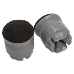 GLIDE COVER SLIP-ON 1 1/2IN FLOORSAVER SLIP-COVER GRAY PACK OF 8