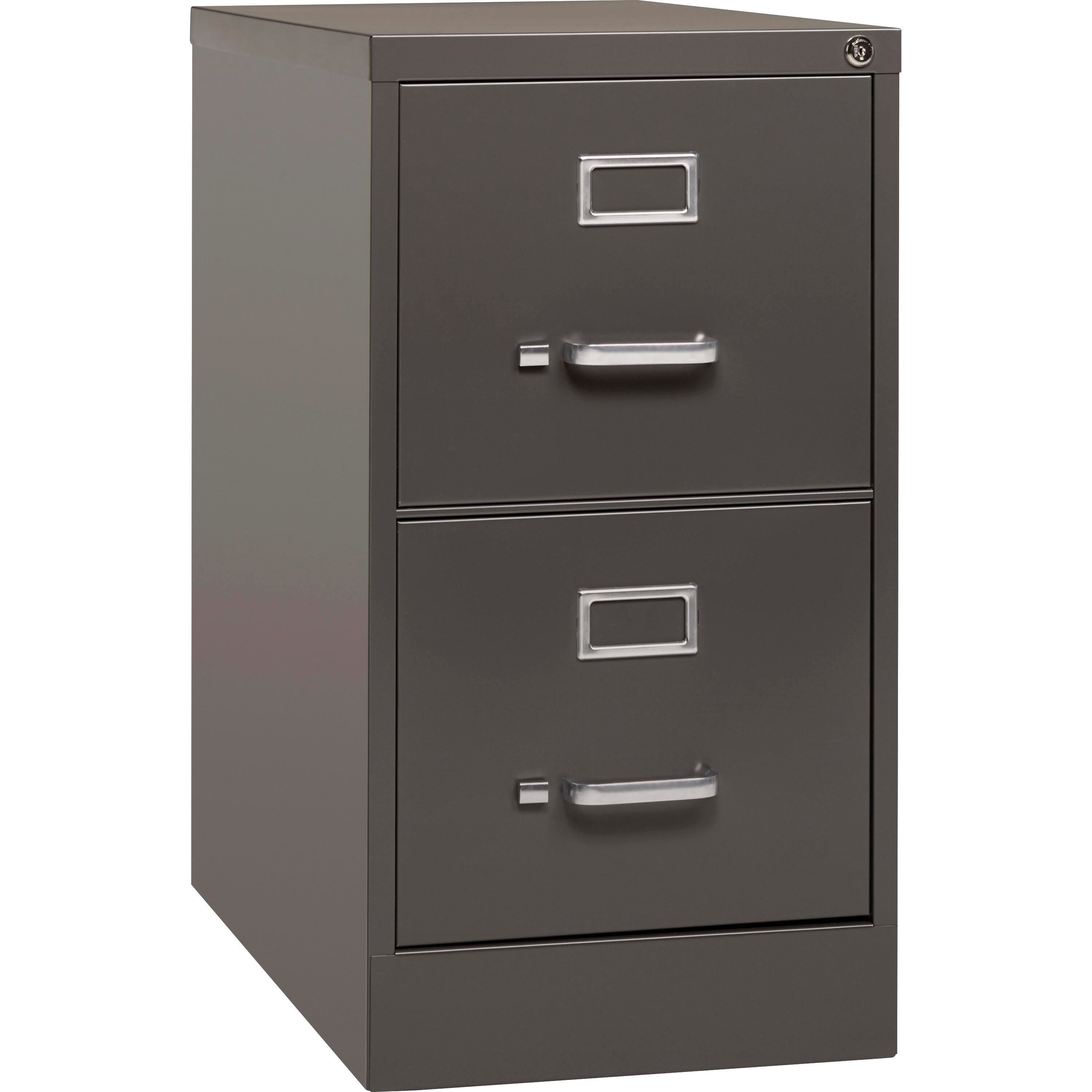 FILING CABINET VERTICAL 26-1/2 IN 2-DRAWER LETTER MEDIUM TONE