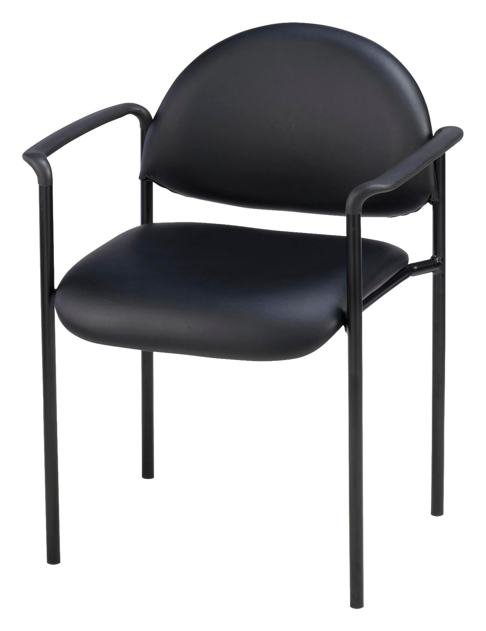CHAIR SIDE RECPT W/ARM LORELL FURNITURE SIDE GUEST CHAIRS SEATING VINYL RECEPTION SIDE ARM