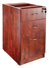 PEDESTAL BOX BOX FIL CHERRY LORELL FURNITURE LAMINATE ENSEMBLES ESSENTIALS SERIES CHERRY
