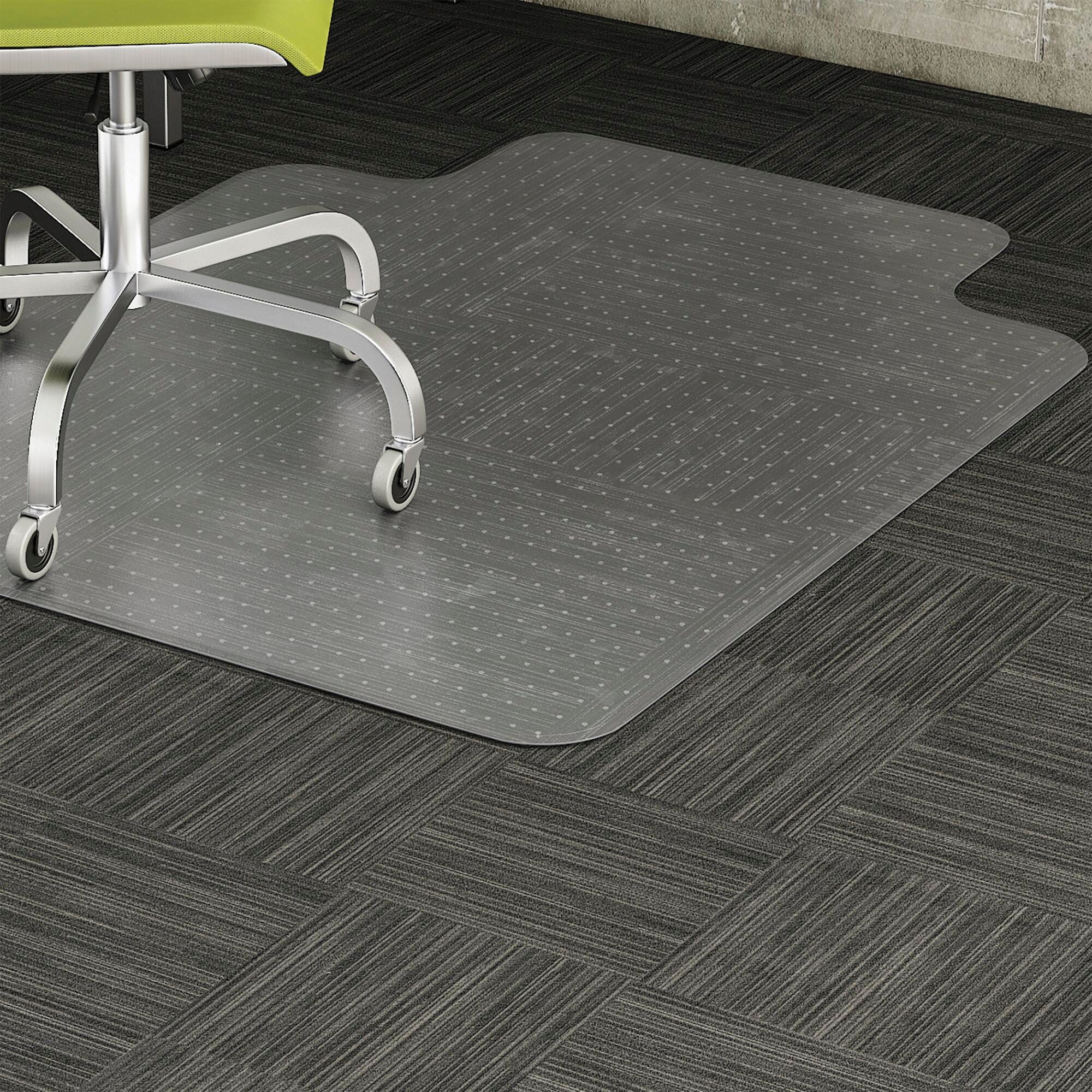 CHAIR MAT DURA ST. 45X53 LORELL FLOW-PILE CARPET CHAIR MATS