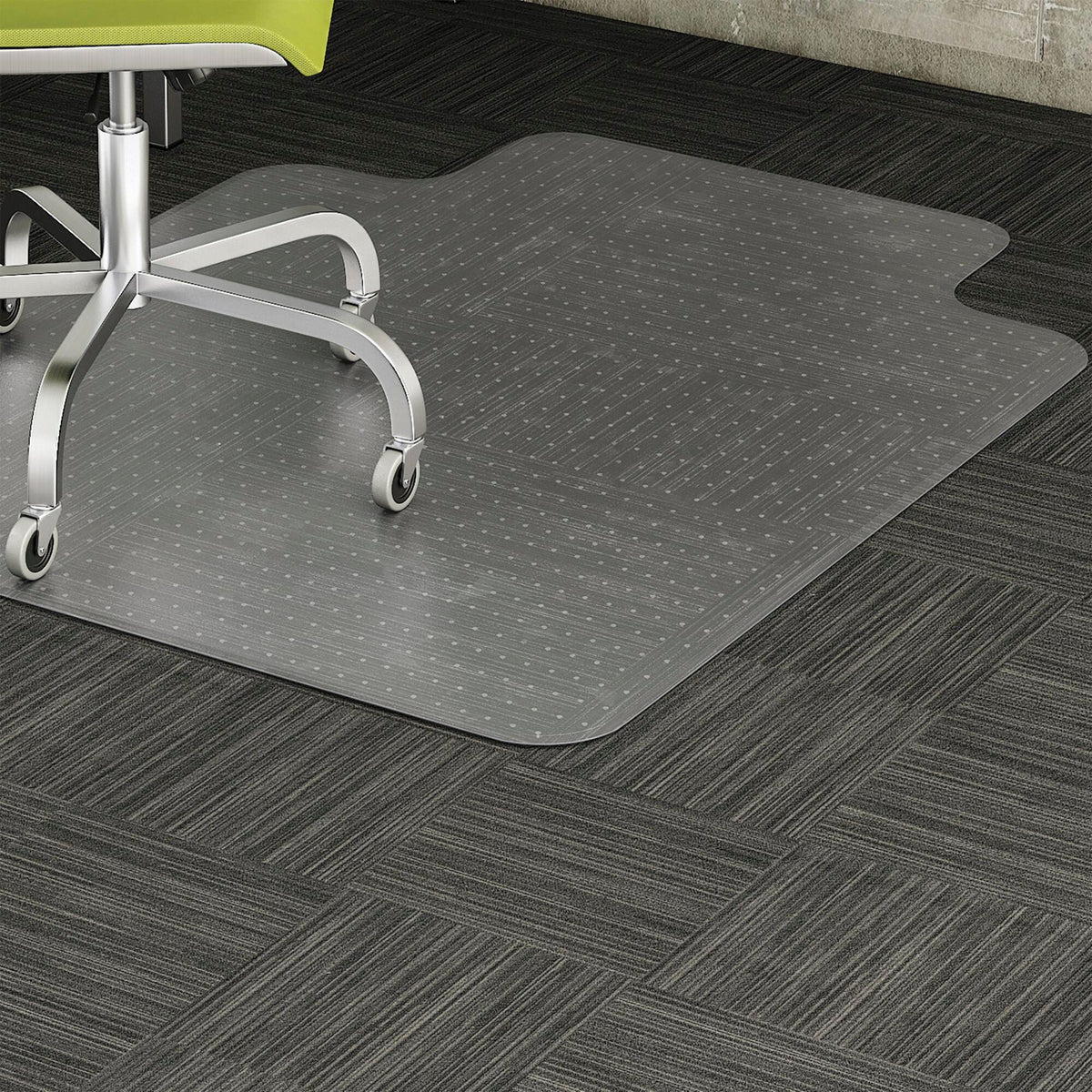 CHAIR MAT DURA ST. 45X53 LORELL FLOW-PILE CARPET CHAIR MATS