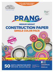 CONST PPR 9X12 BRIGHT BLUE PRANG PACK OF 50