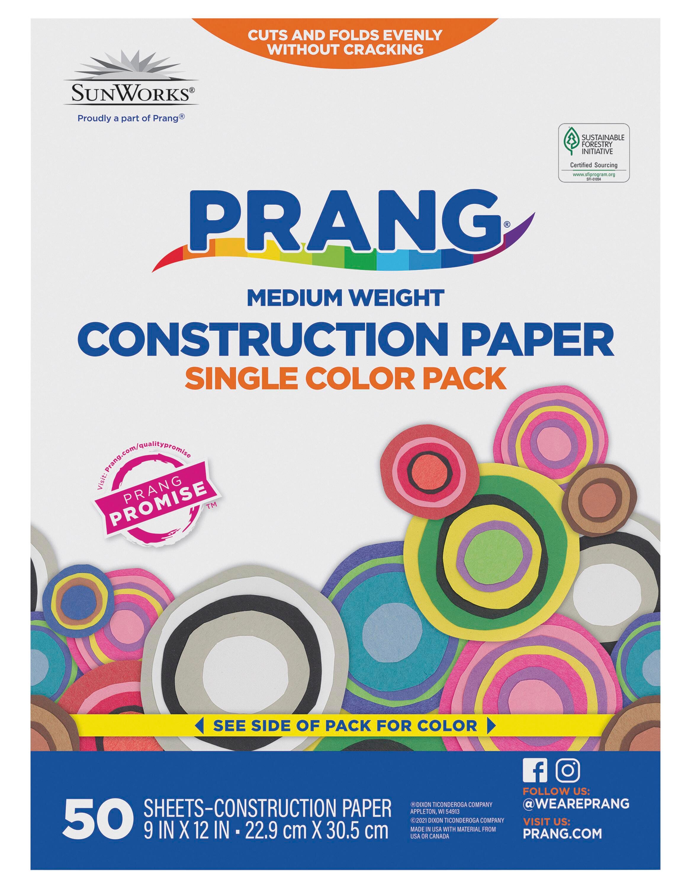 CONST PPR 9X12 BRIGHT GREEN PRANG PACK OF 50