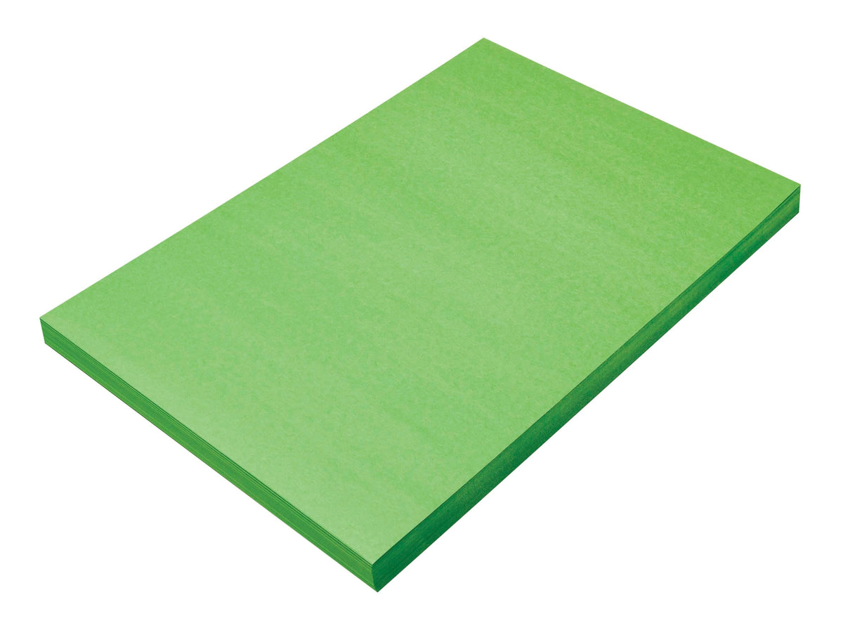 CONST PPR 12X18 BRIGHT GREEN PRANG PACK OF 100