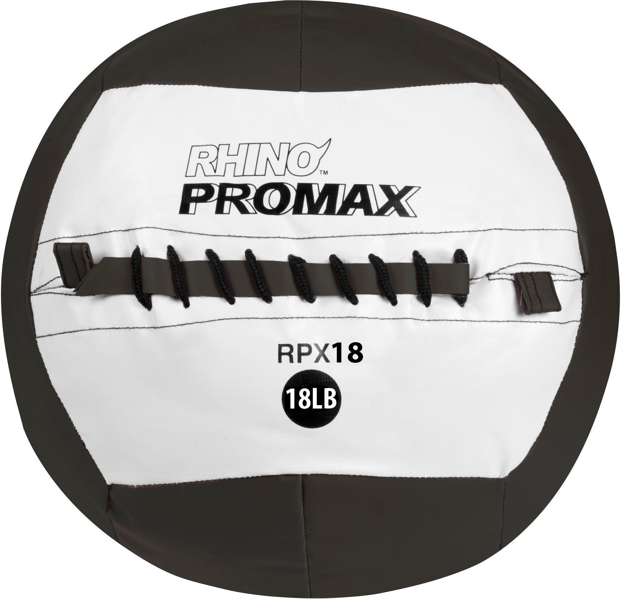 RHINO PROMAX - MEDICINE BALL - 18 POUND - BLACK - EACH