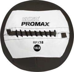 RHINO PROMAX - MEDICINE BALL - 18 POUND - BLACK - EACH