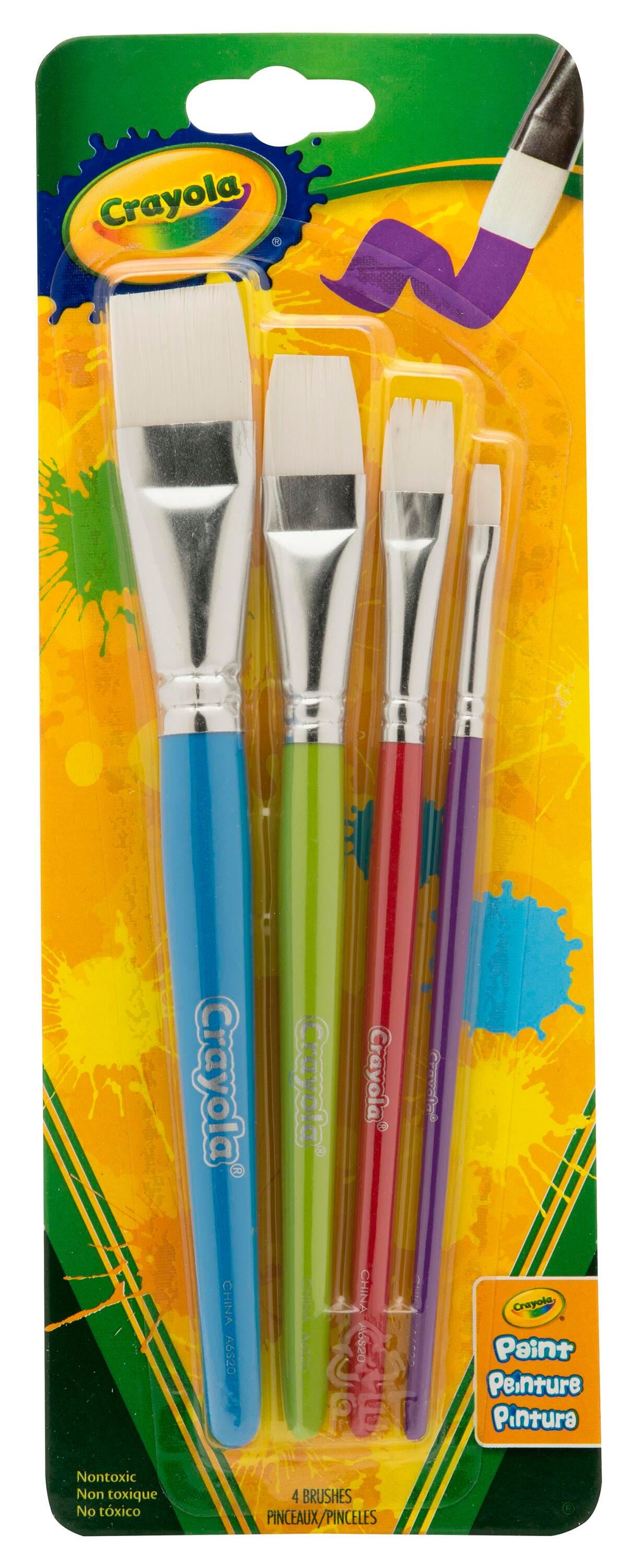 BRUSH CRAYOLA BIG ALL FLAT SET OF 4