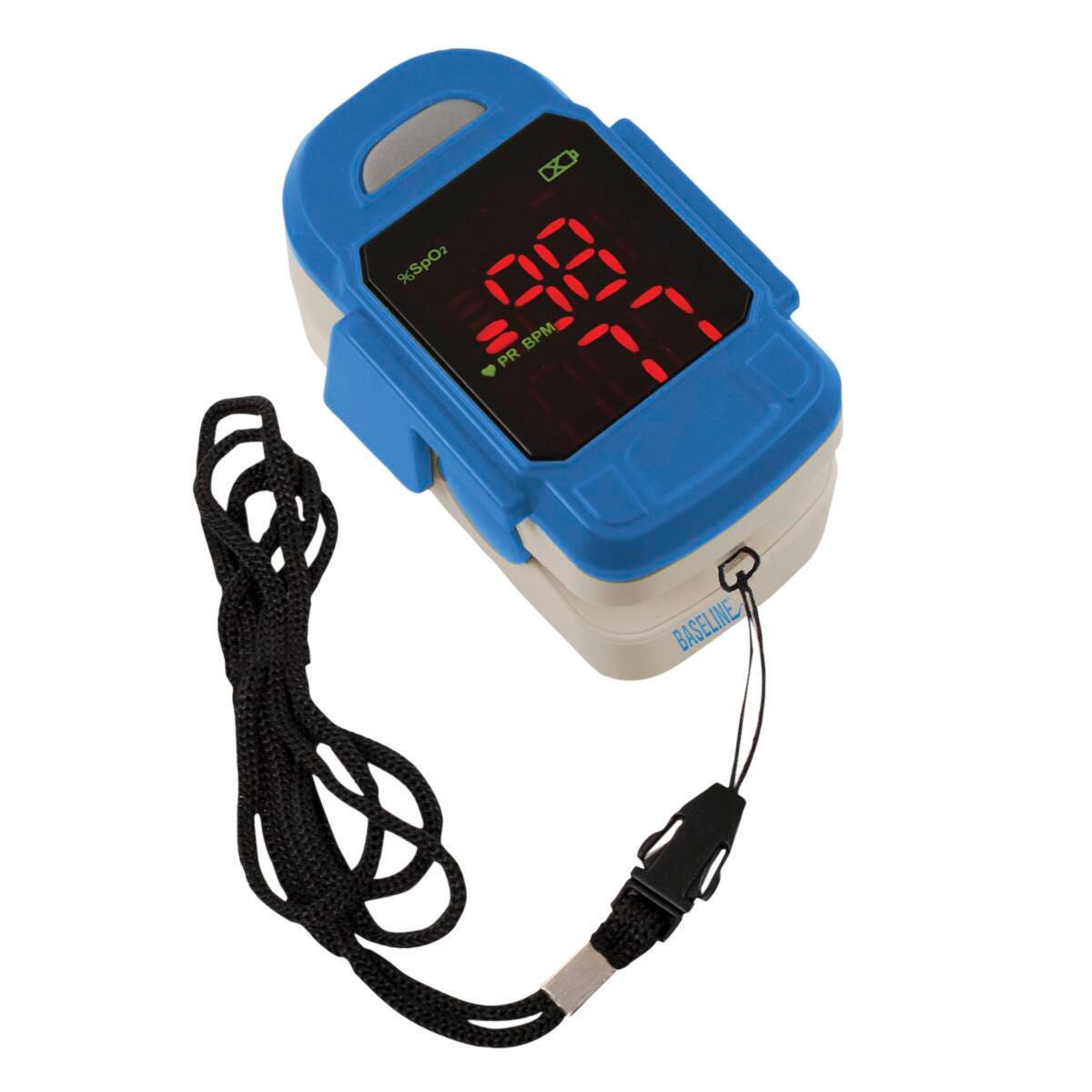 PULSE OXIMETER - BASELINE FINGERTIP - 2 AAA BATTERIES INCLUDED