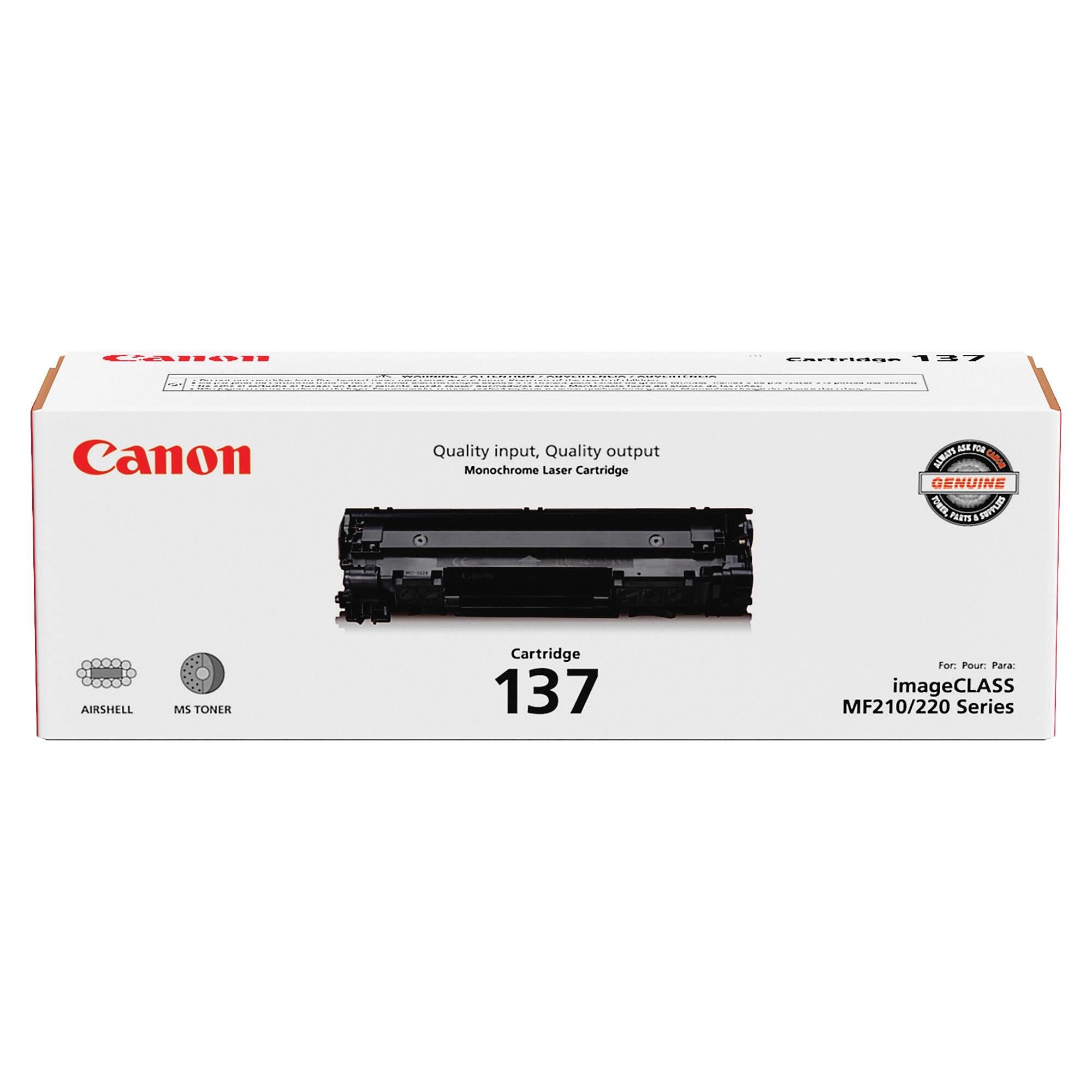 CARTRIDGE INK TONER CANON CNMCARTRIDGE137 BLACK