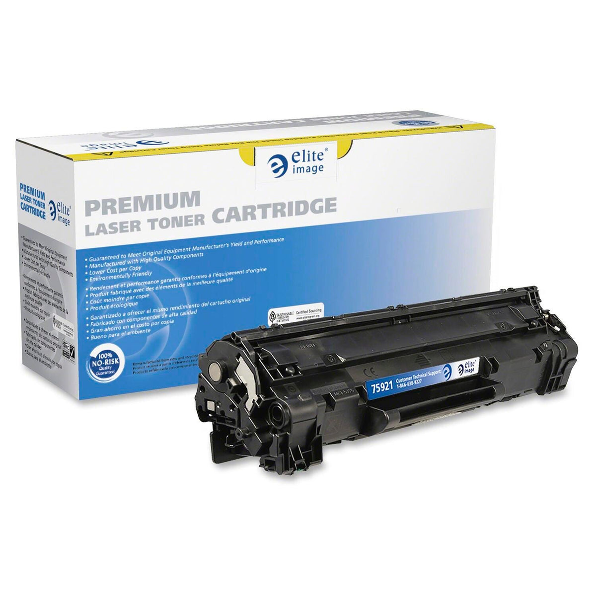 CARTRIDGE INK TONER FOR CANON 125 BLACK ELI75921