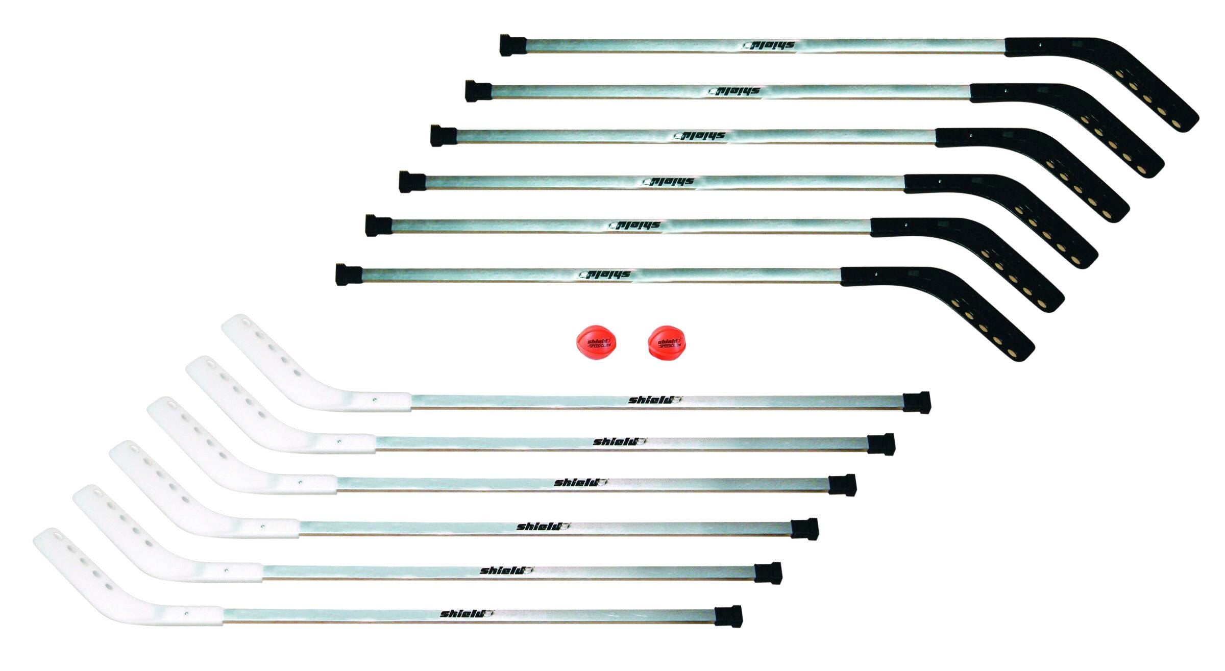 HOCKEY SET - SHIELD 36 INCH ALUMINUM OUTDOOR -SET OF 12