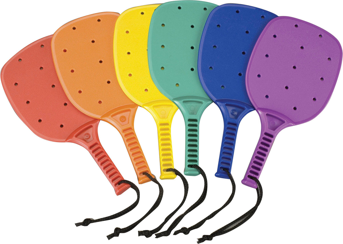 PADDLEBALL RACKET SET 14 INCH - SET OF 6 COLORS