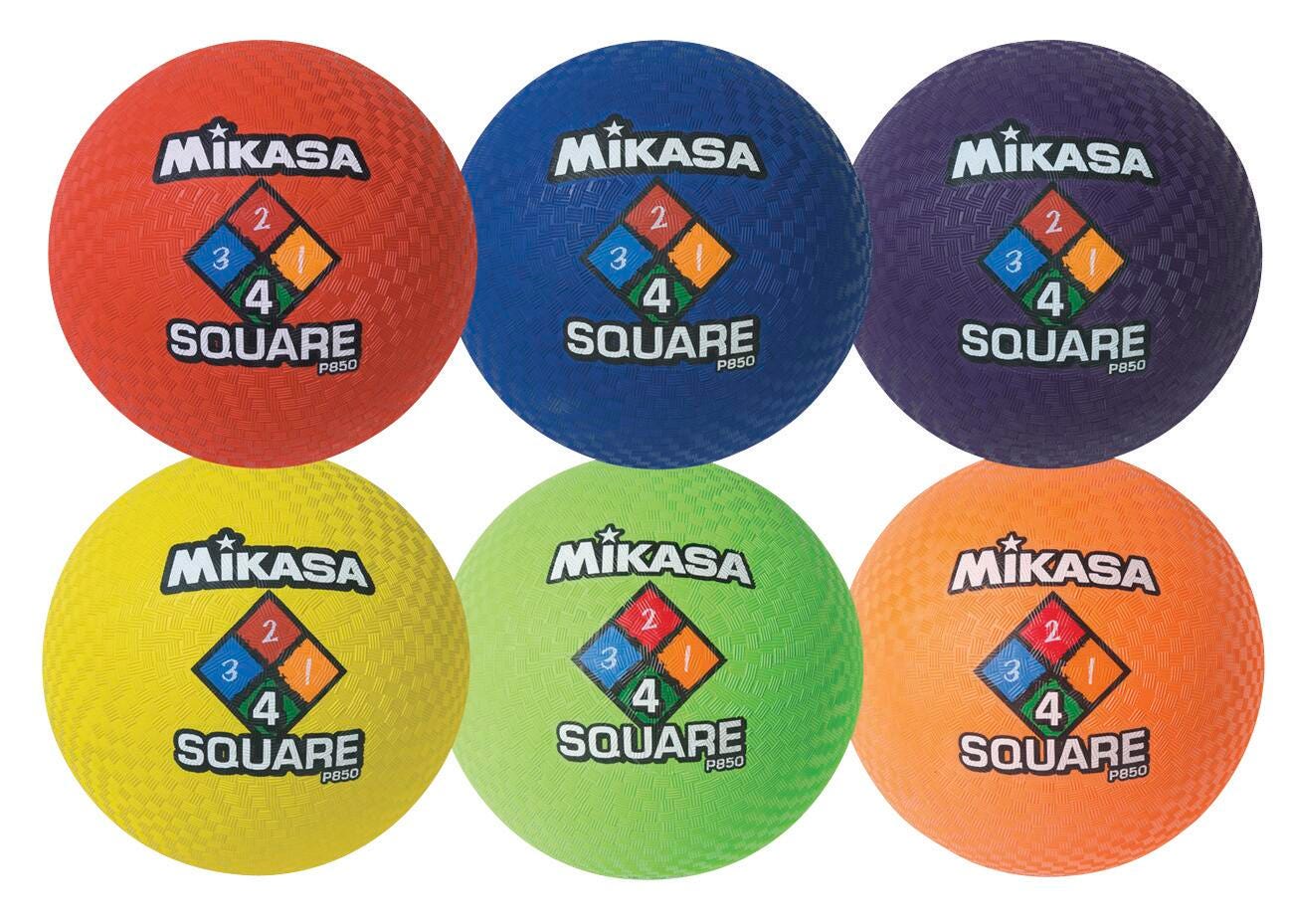 BALL FOUR SQUARE 8-1/2 INCH - SET OF 6 ASST COLORS