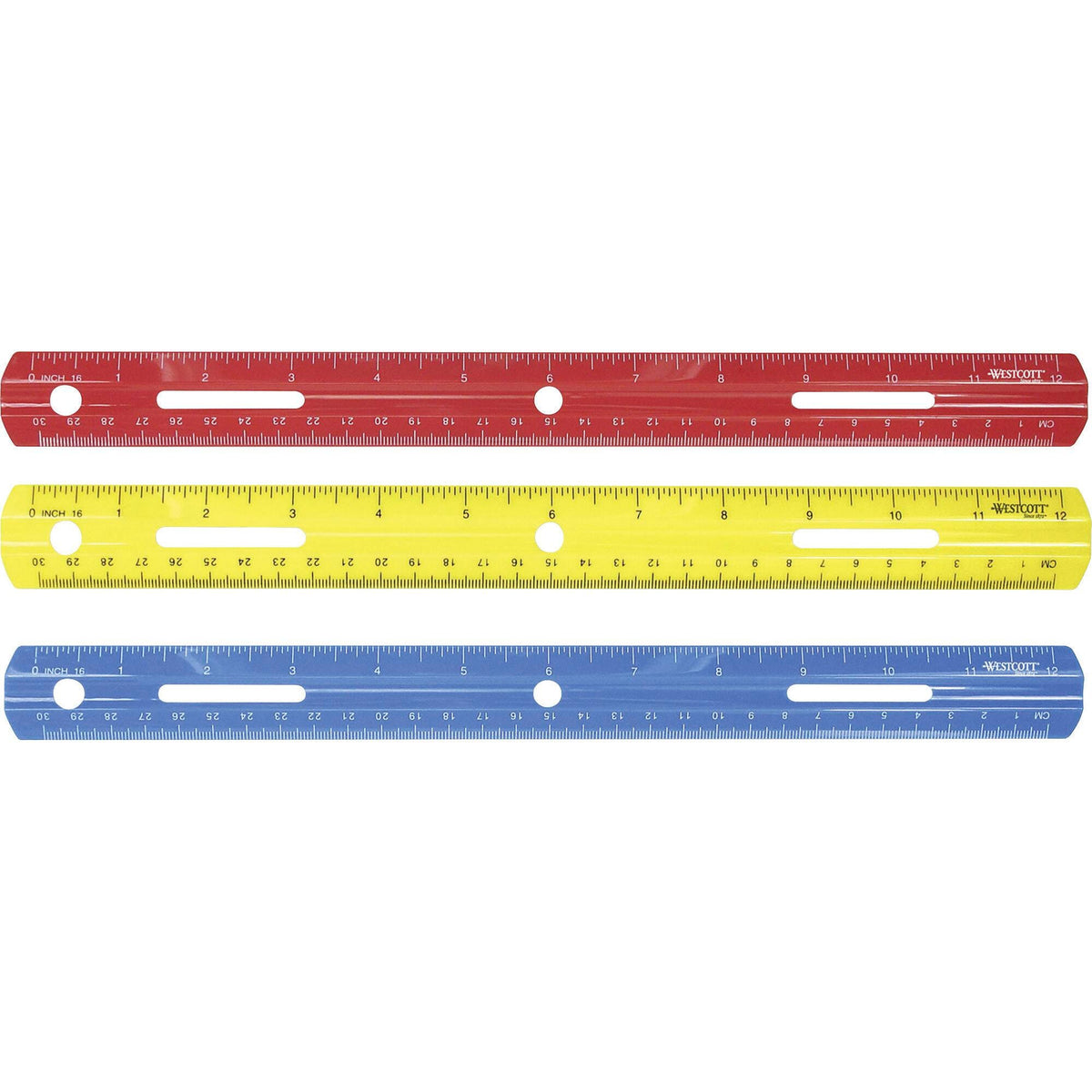 RULER PLASTIC 12 IN ASSORTED COLORS ACM10526