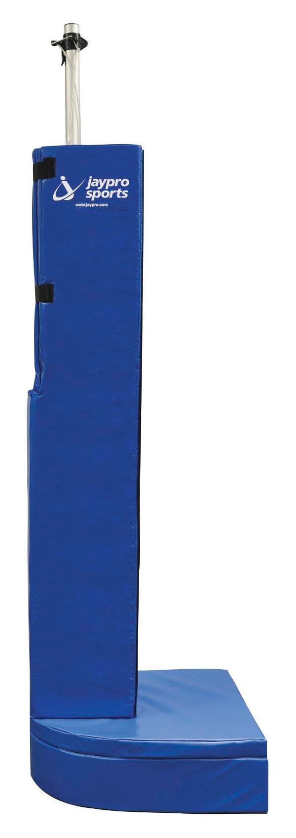 GYMGLIDE PACKAGE 2-INCL- 2 GYMGLIDE UNITS-2 DELUXE UPRIGHT PADS-2 BASE PADS-1 VOLLEYBALL NET ROYAL BLUE BASE