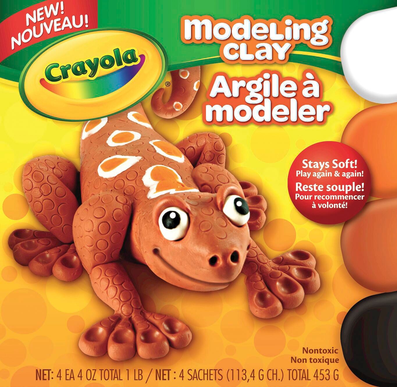 CLAY MODELING CRAYOLA EARTH COLORS SET OF 4