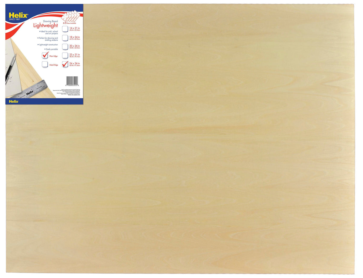DRAWING BOARDS PLAIN EDGE 36 X 24 IN