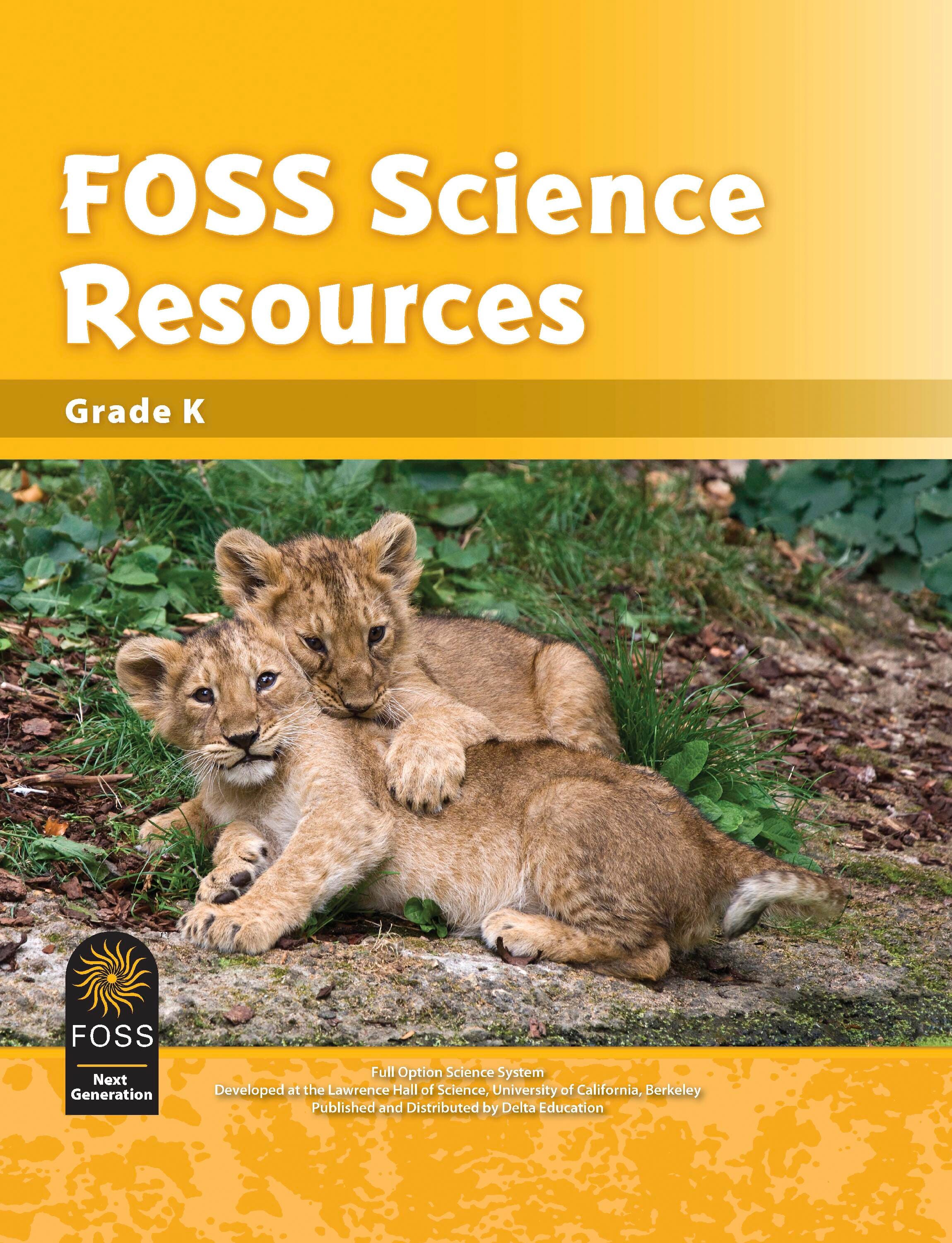 SCI RES BK FOSS GRADE K NEXT GEN EA